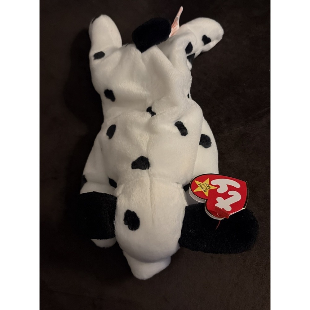 Ty Beanie Baby Dotty the Dog Dalmatian